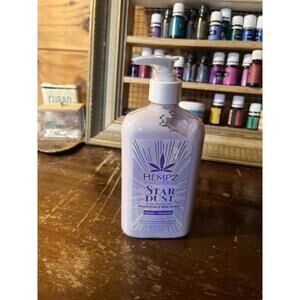 Hempz Star Dust Body Moisturizer 17oz - Hydrate & Illuminate + Silver Shimmer
